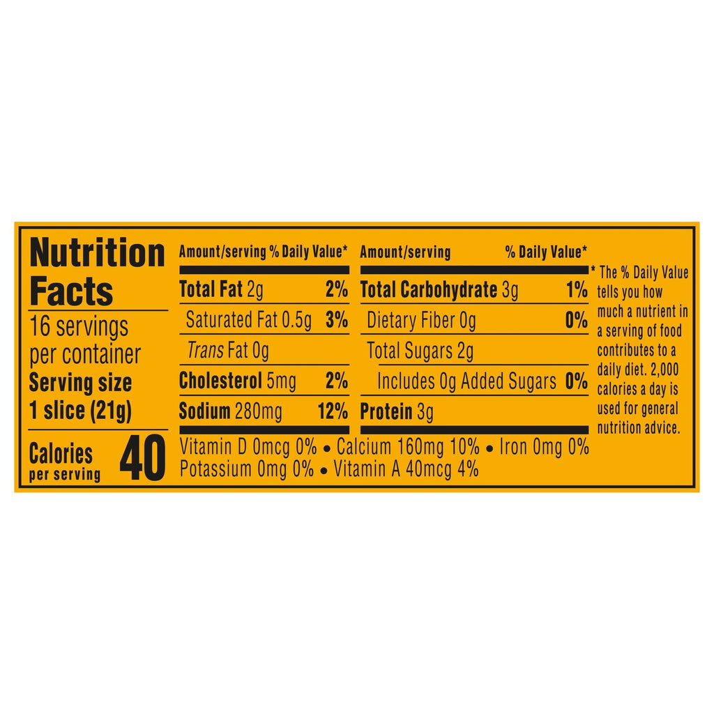 Velveeta Slices Original Cheese, 16-ct. Pack