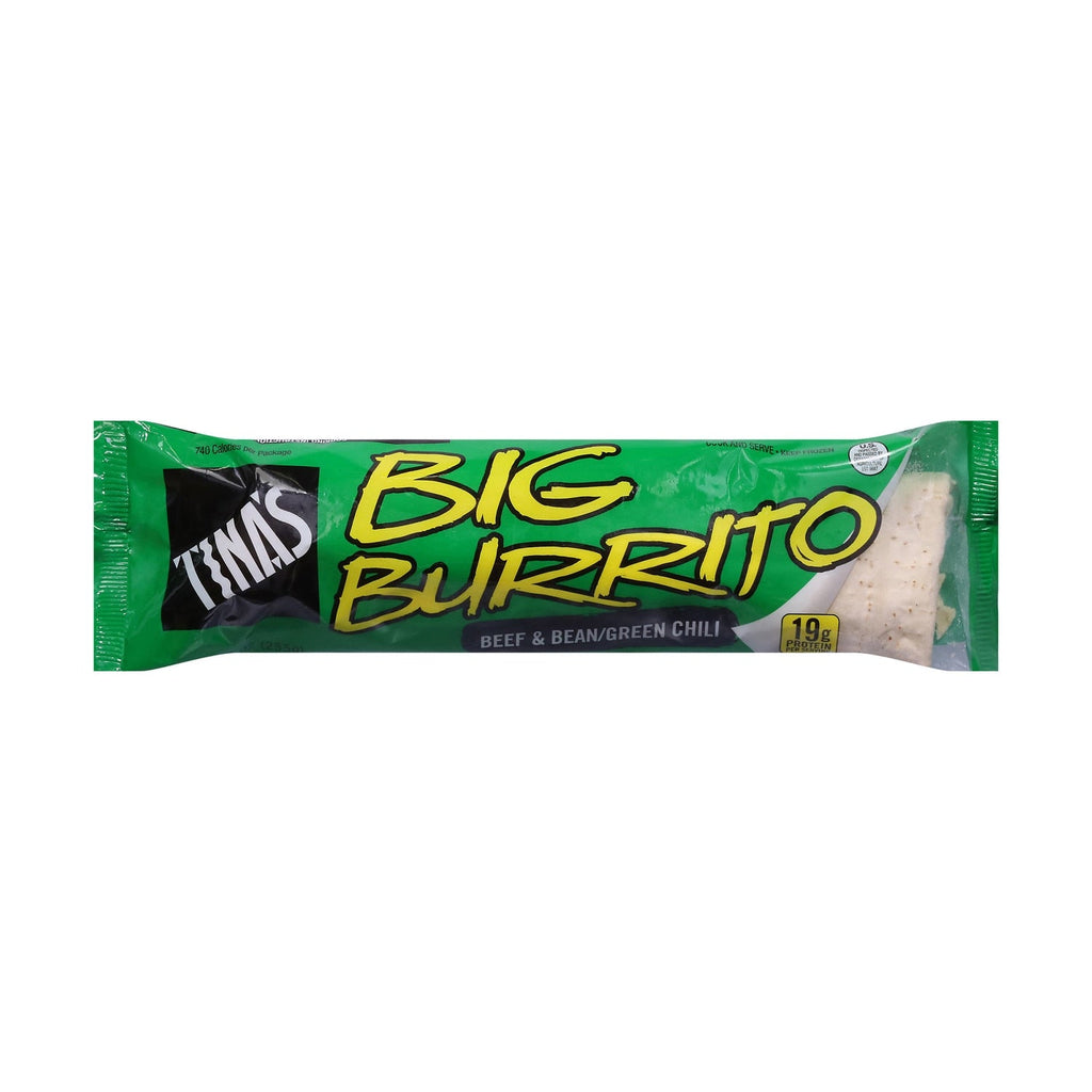 Tina's Beef &amp; Bean/Green Chili Flavored Big Burrito, 1-ct.