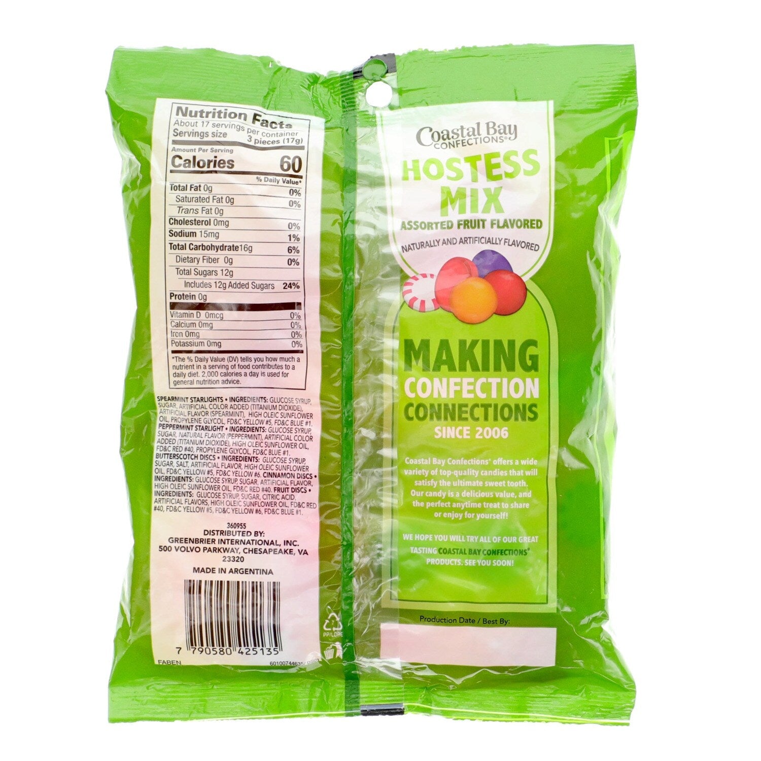 Coastal Bay Confections Assorted Fruit-Flavored Candy, 1-ct.