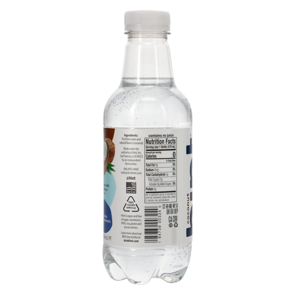 Hint Coconut Water Infused With Coconut Essence And Other Natural Flavors, 1-ct.