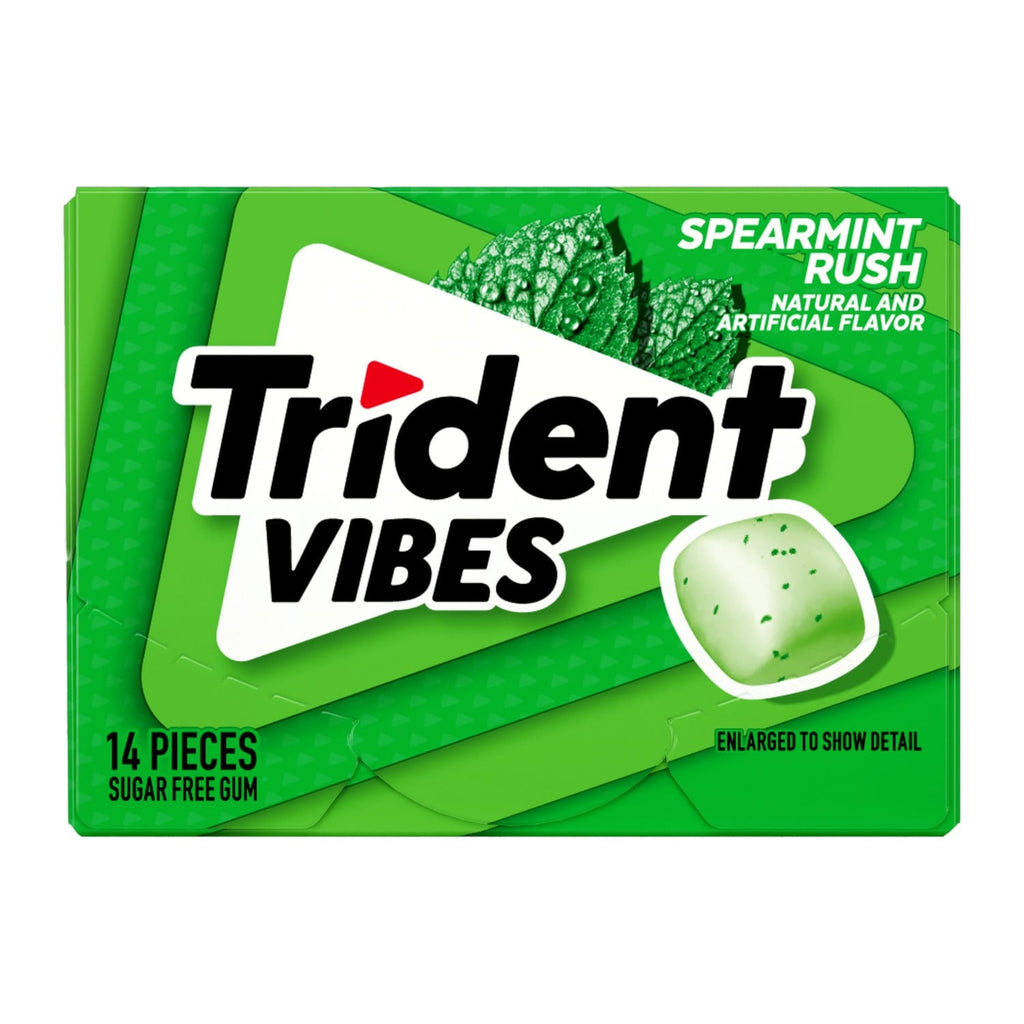 Trident Vibes Spearmint Flavored Gum, 14-pc Pack.