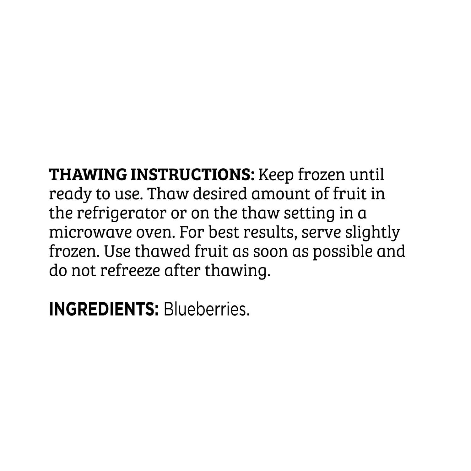 Tj Farms Frozen Blueberries Family Pack, 1-ct.