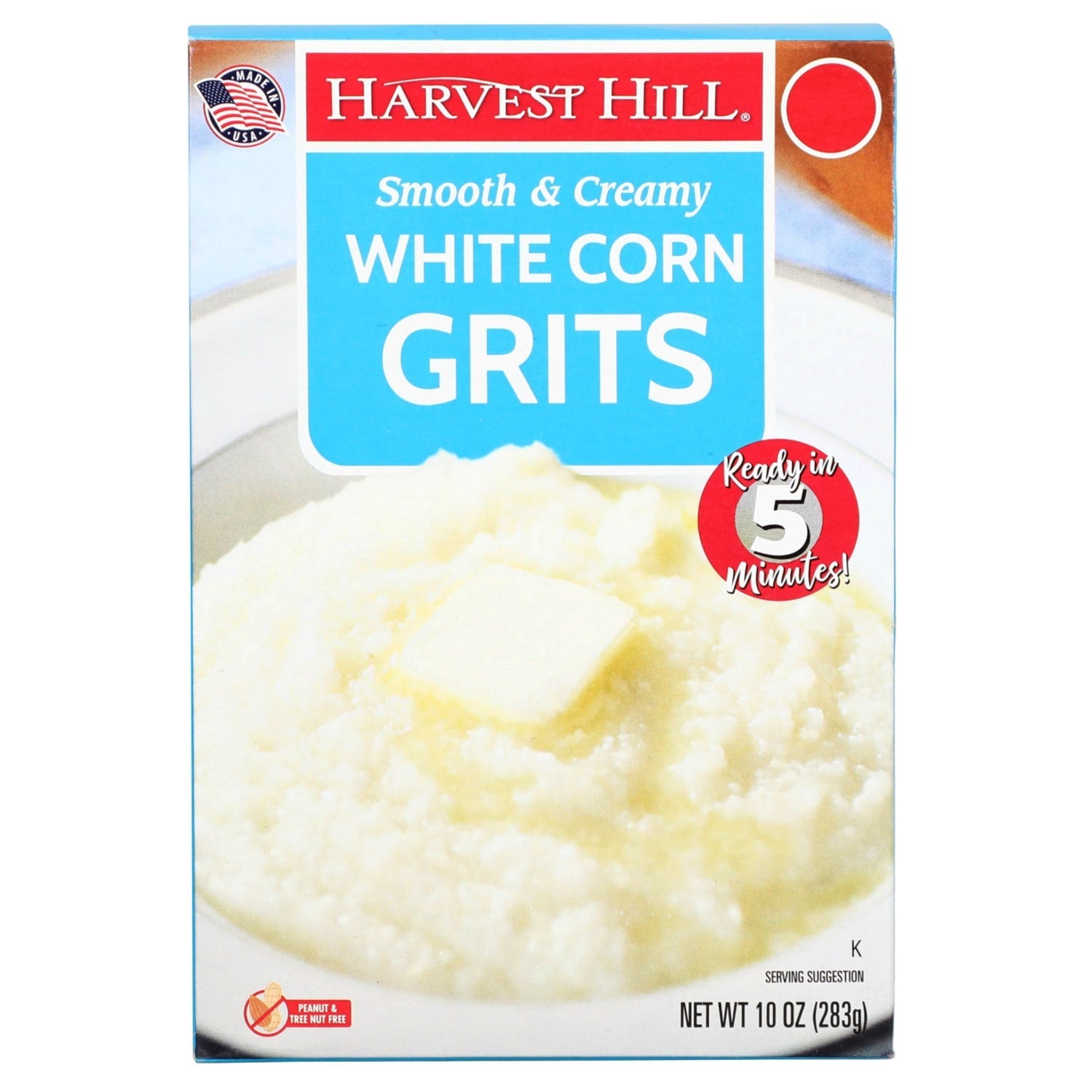 Harvest Hill Premium White Grits, 10 oz.