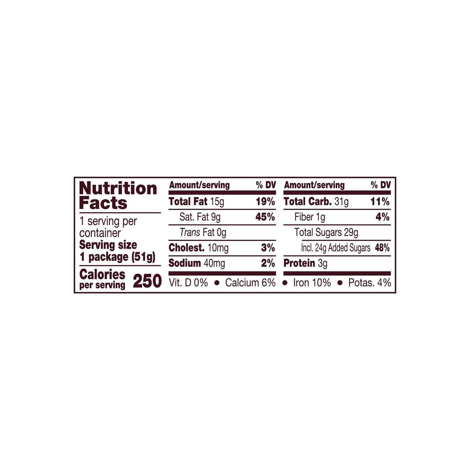 Hershey's Milk Chocolate, 4-pc Pack.