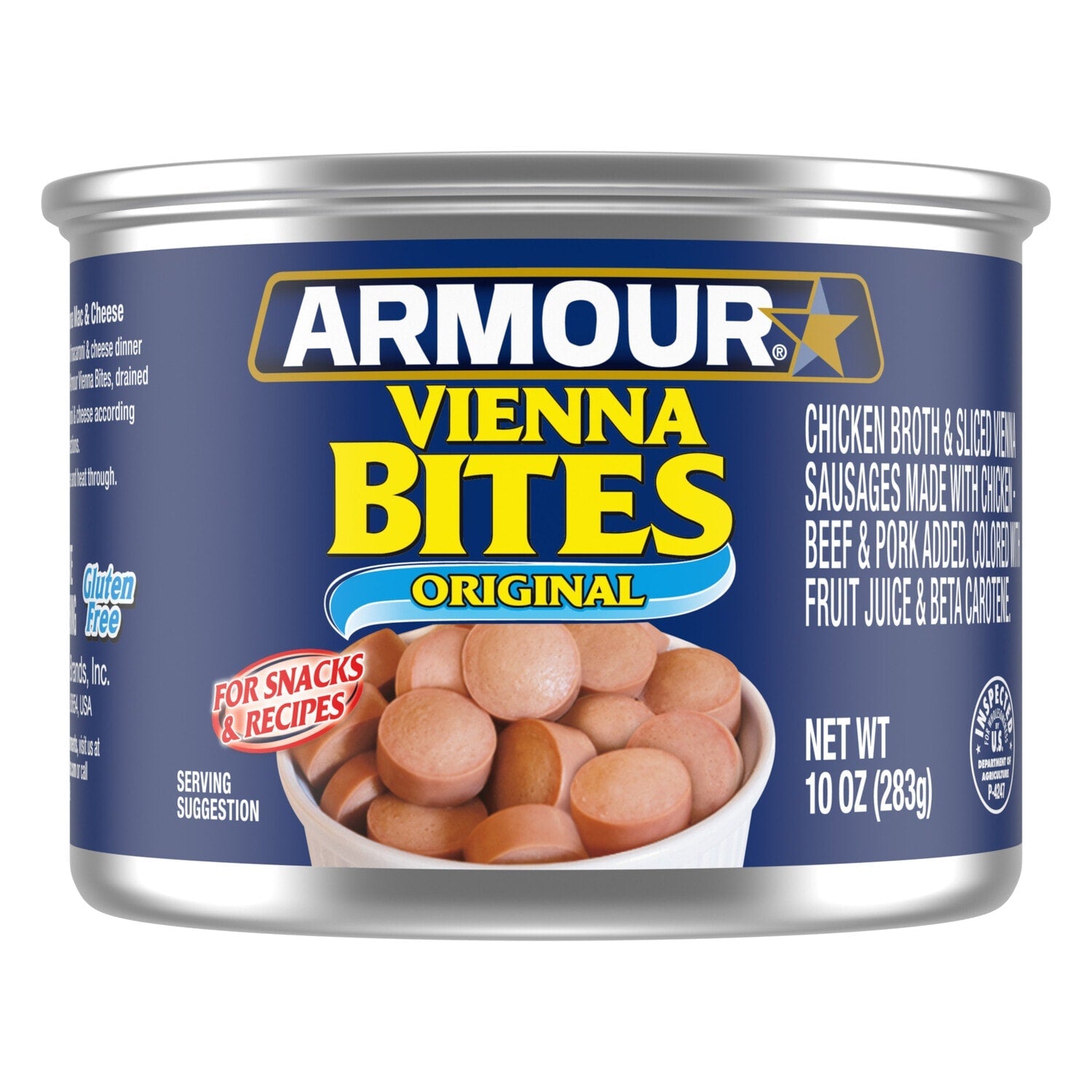 Armour Star Vienna Sausage Bites, Original Flavor, Canned Sausage, 10 oz.