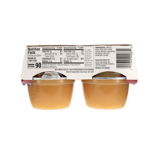 Applesnax Applesauce with Cinnamon, 4-ct. Packs
