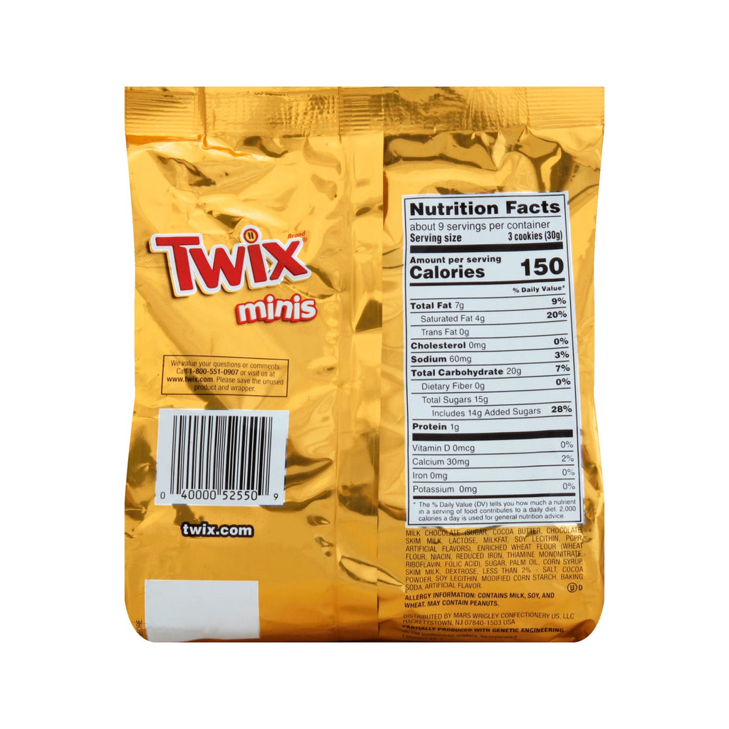 Twix Minis Caramel Cookie Bars, 1-ct.
