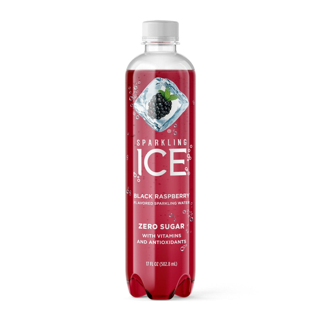 Sparkling Ice Black Raspberry Flavored Spring Water, 17-oz. Bottle
