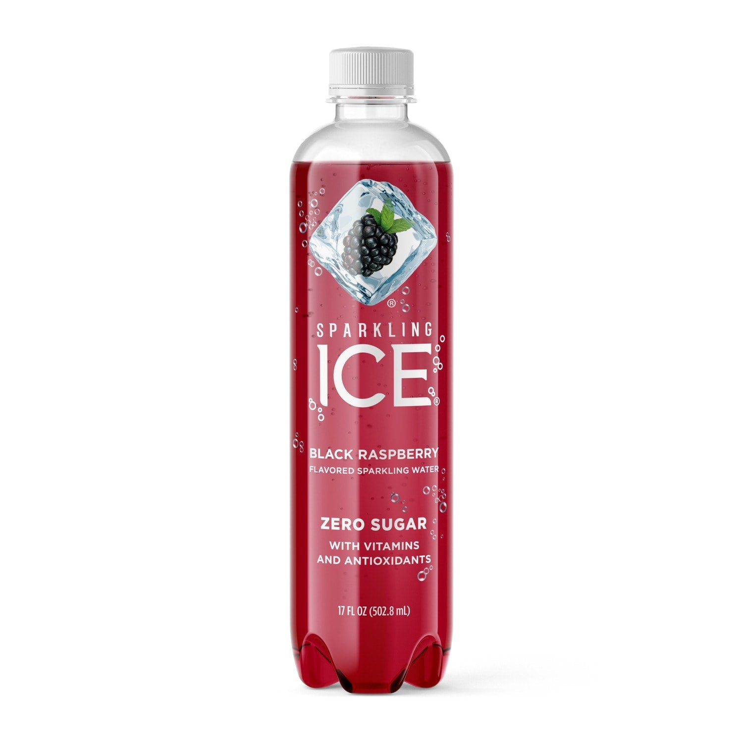 Sparkling Ice Black Raspberry Flavored Spring Water, 17-oz. Bottle
