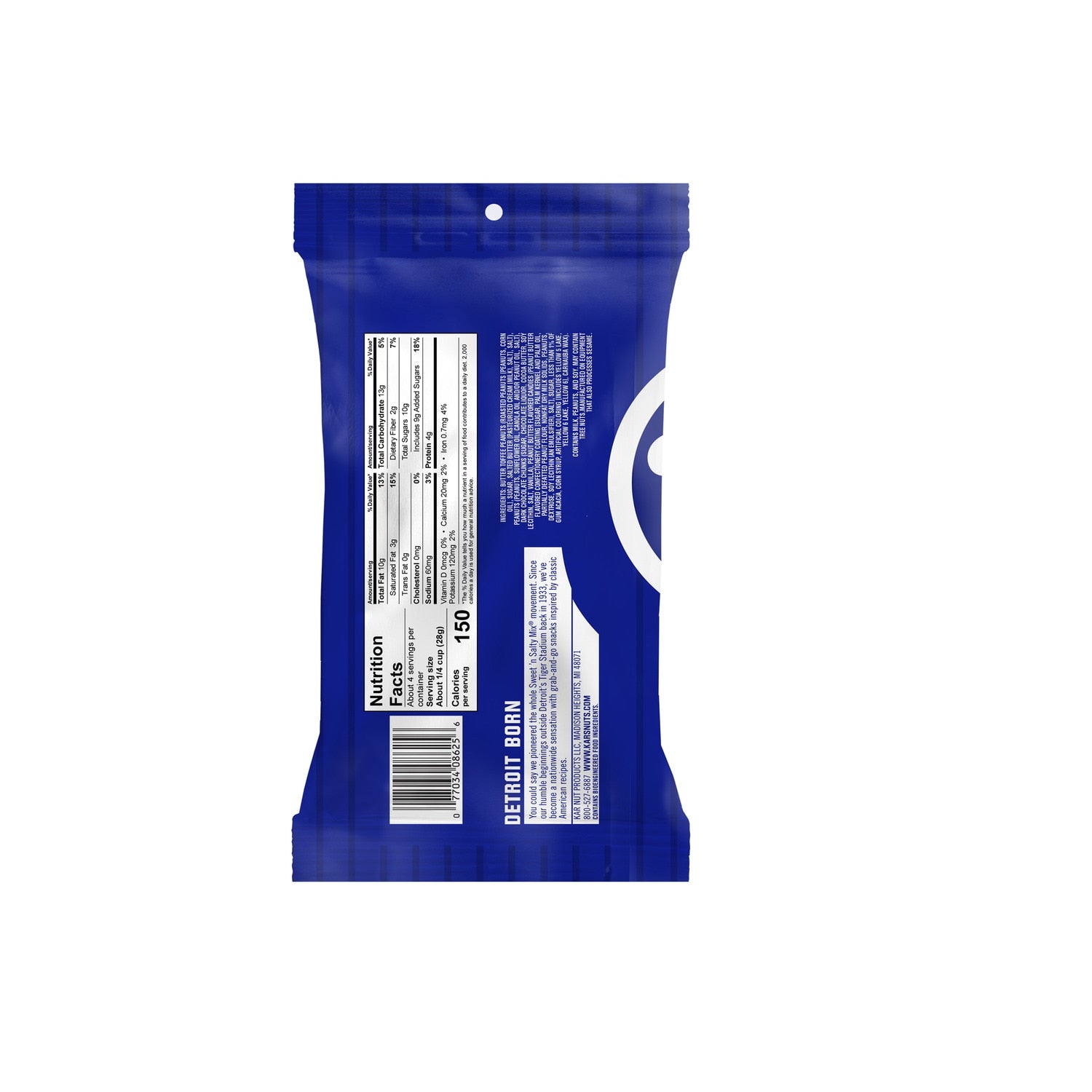 Kar's Peanut Butter 'n Dark Chocolate Trail Mix, 4-oz. 24-ct.