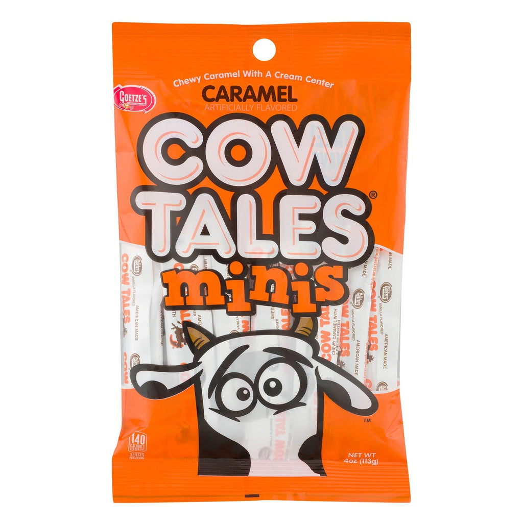 Goetze's Caramel Cow Tales Minis, 4-oz. Bags