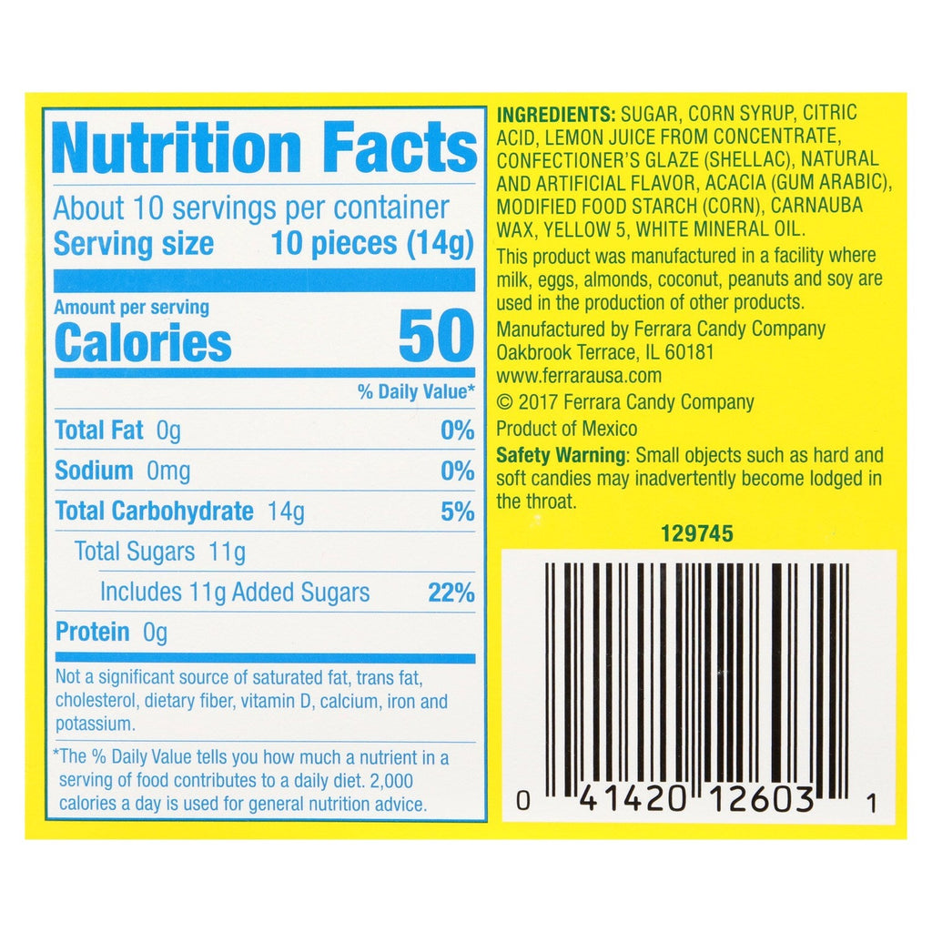 Lemonhead The Original Lemon Candies, 5-oz.