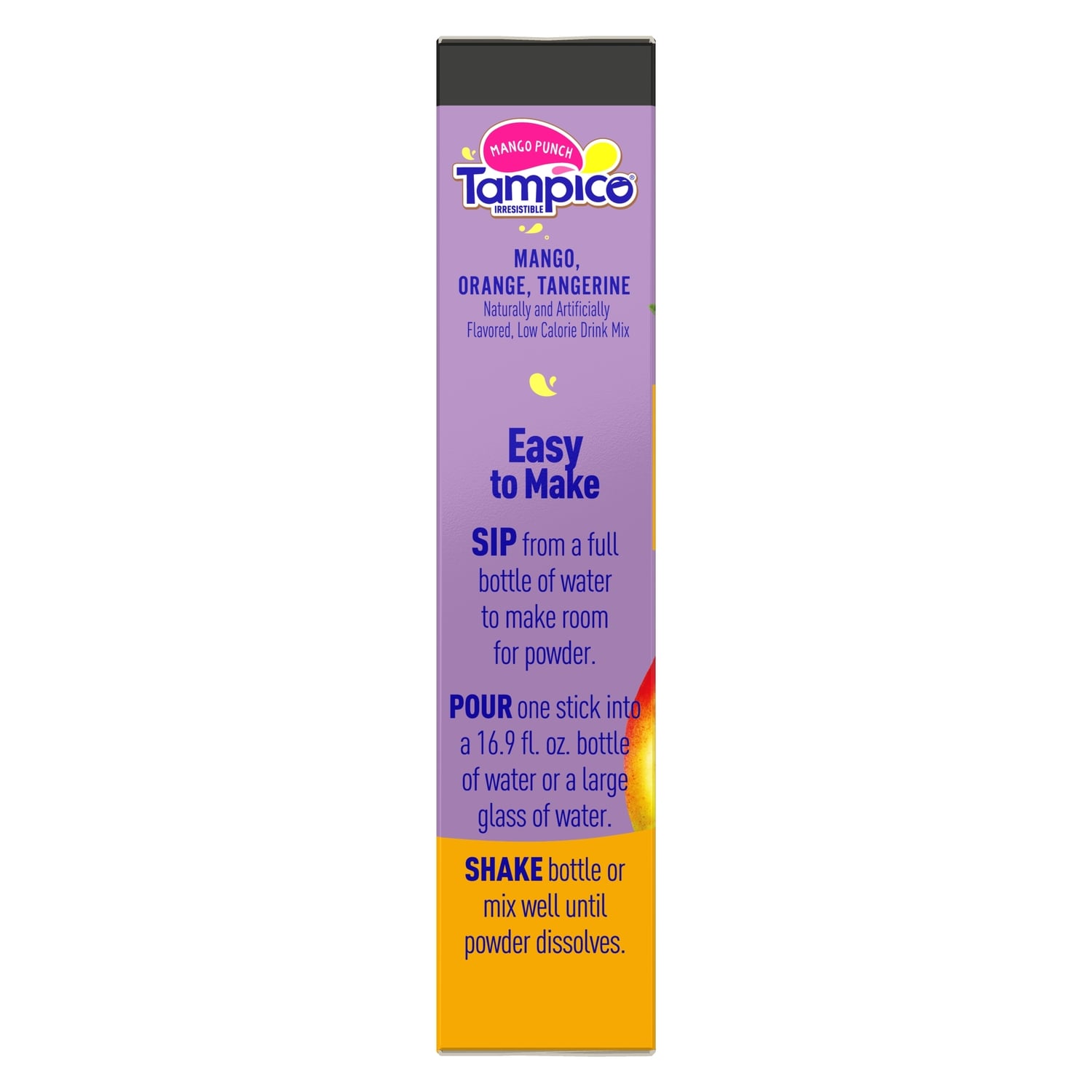 Tampico Mango Punch Drink Sticks, 6-pc Pack.