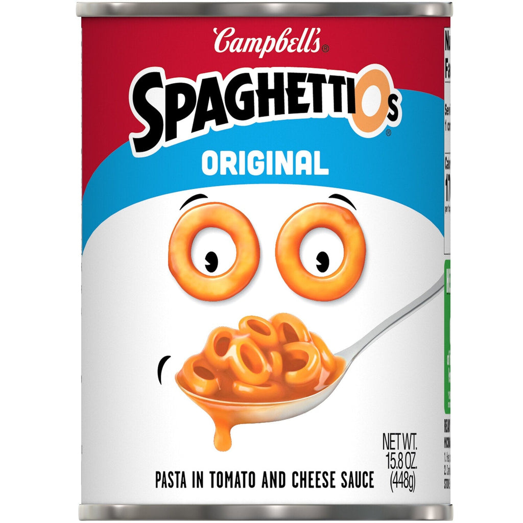 Campbell's SpaghettiOs Original Canned Pasta, 15.8-oz. Cans