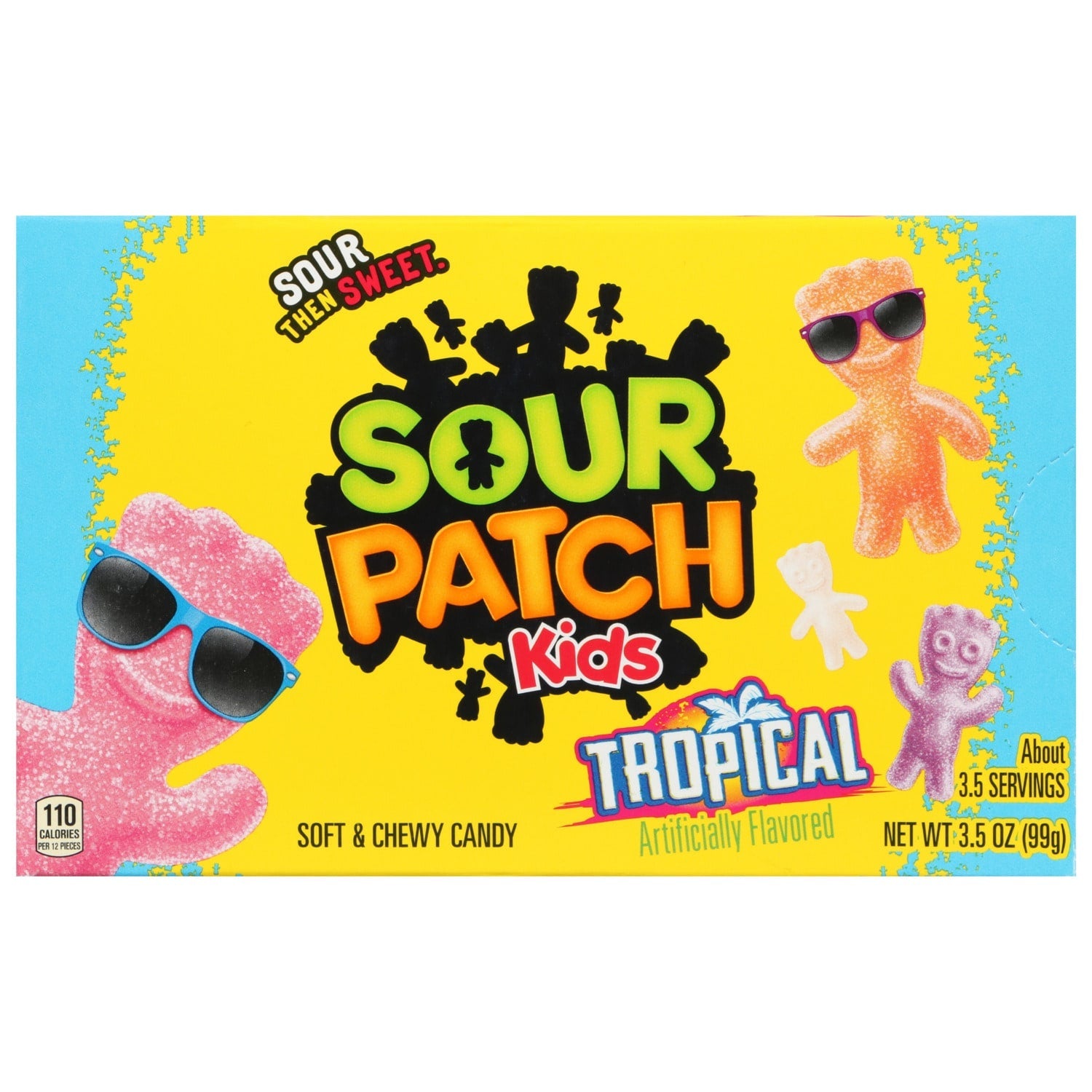 Tropical Sour Patch Kids Candies, 3.5-oz. Boxes
