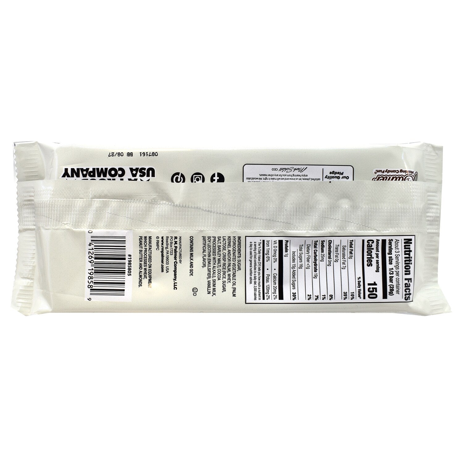 Palmer Chococash Double Crisp Billion Dollar Bar, 1-ct.