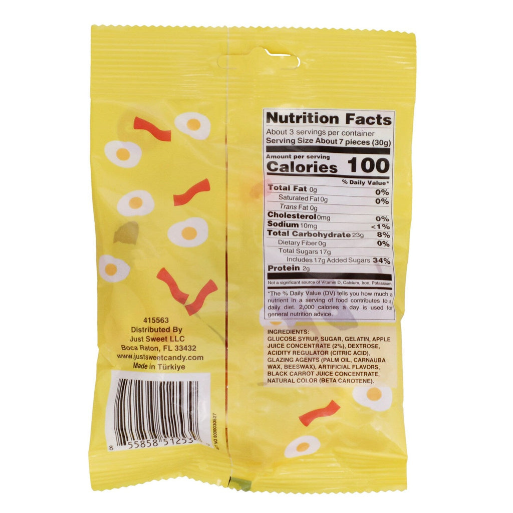 Gummy Bacon And Eggs Candy, 1-ct.