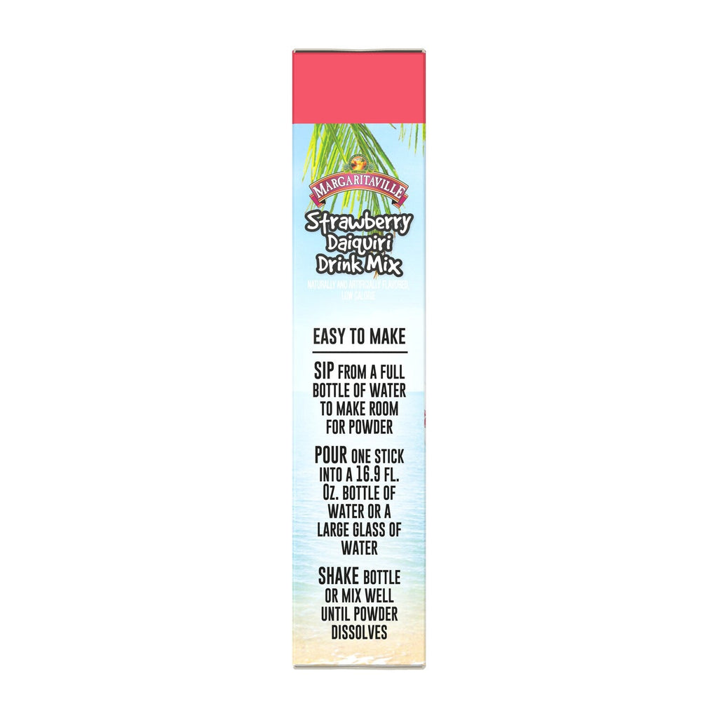 Margaritaville Strawberry Daiquiri Sugar-Free Singles-To-Go Drink Mix, 6-ct. Box