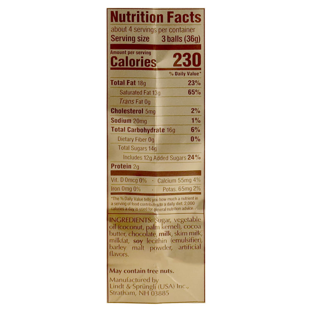 Lindt Lindor Assorted Chocolate Candy Truffles, 1-ct.