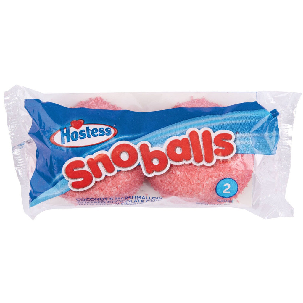 Hostess Snoballs Coconut and Marshmallow Snack Cakes, 2-ct.