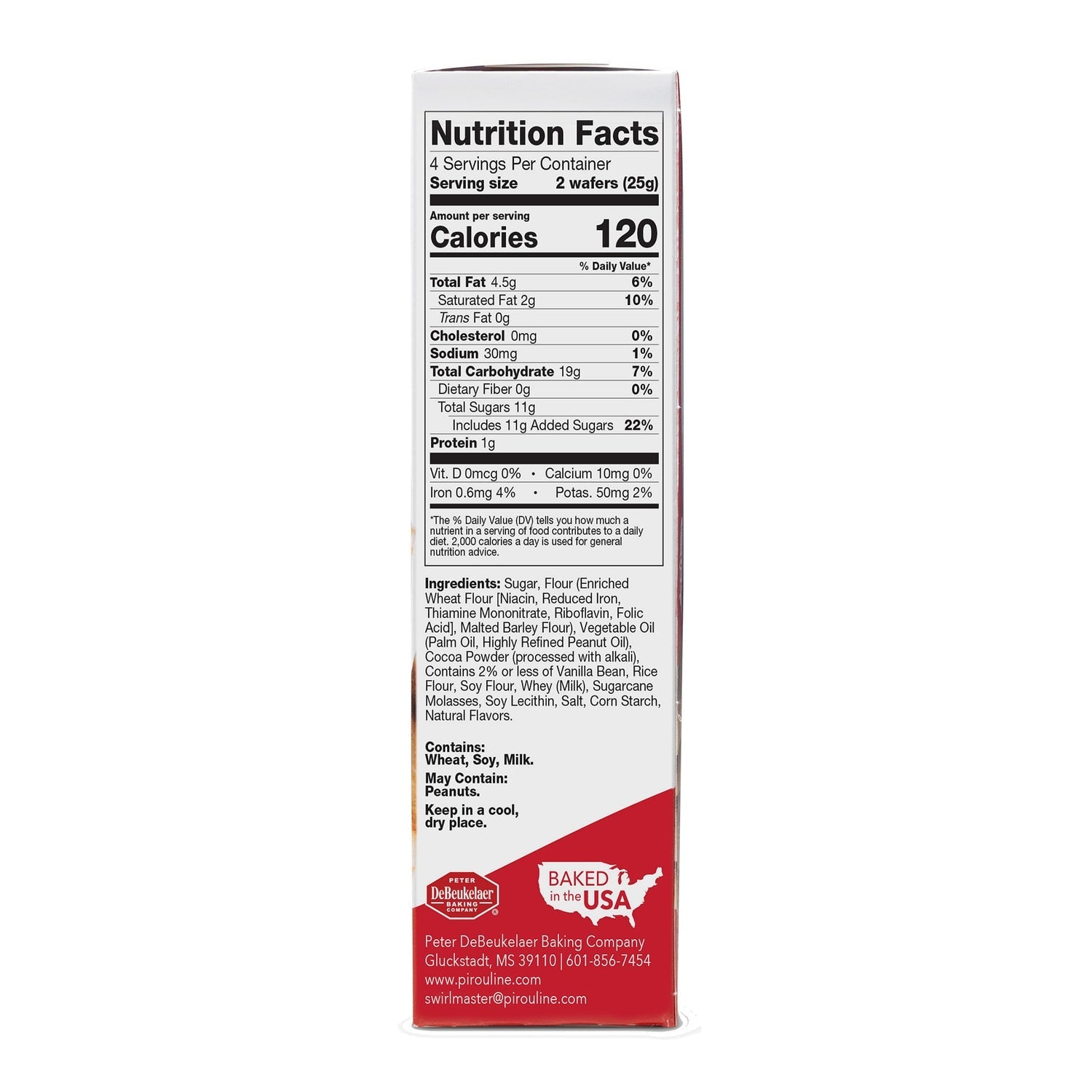 Pirouline Chocolate Hazelnut CrÃ¨me Filled Rolled Wafers, 8 ct.