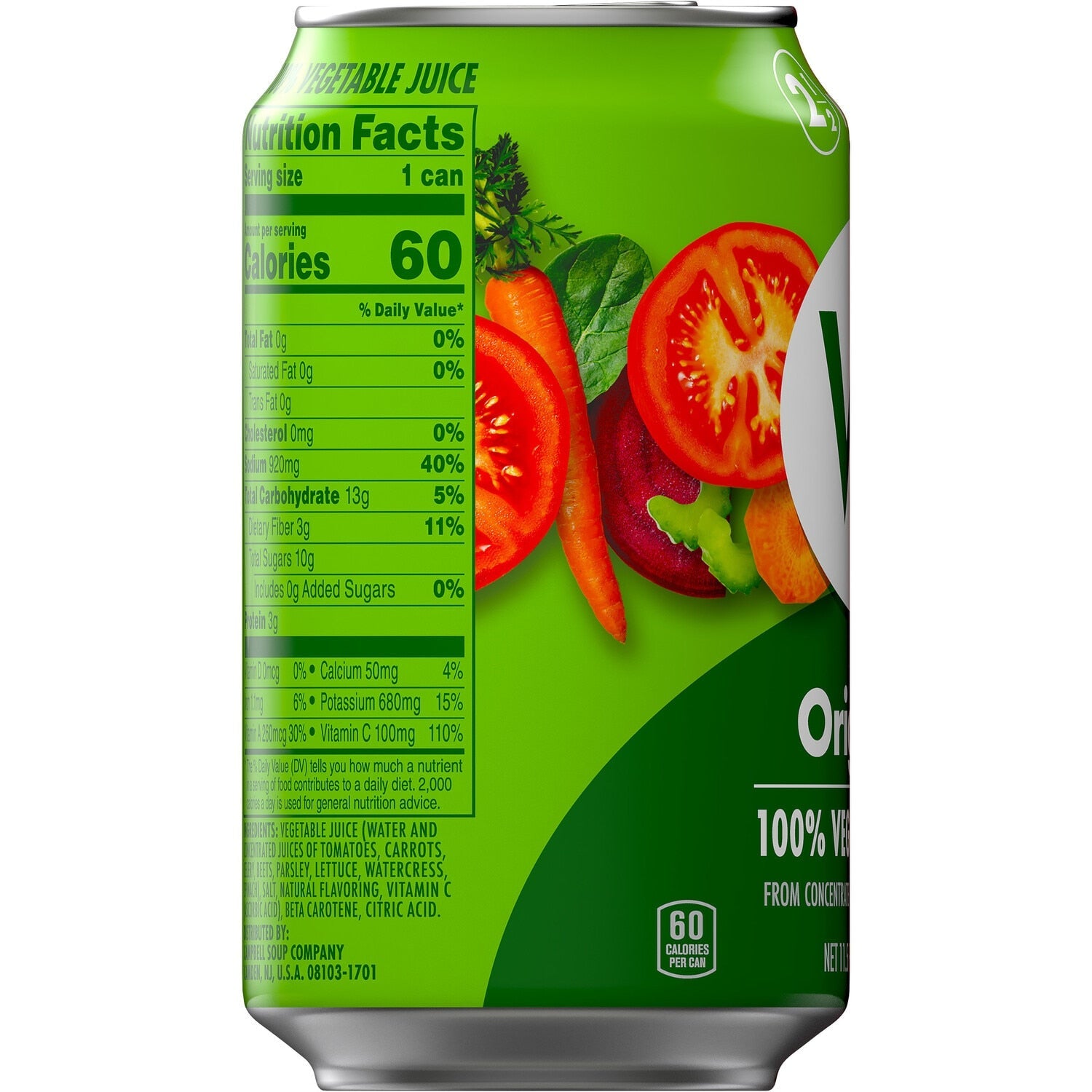 V8 Original Vegetable Juice Drink, 11.5-oz. Can