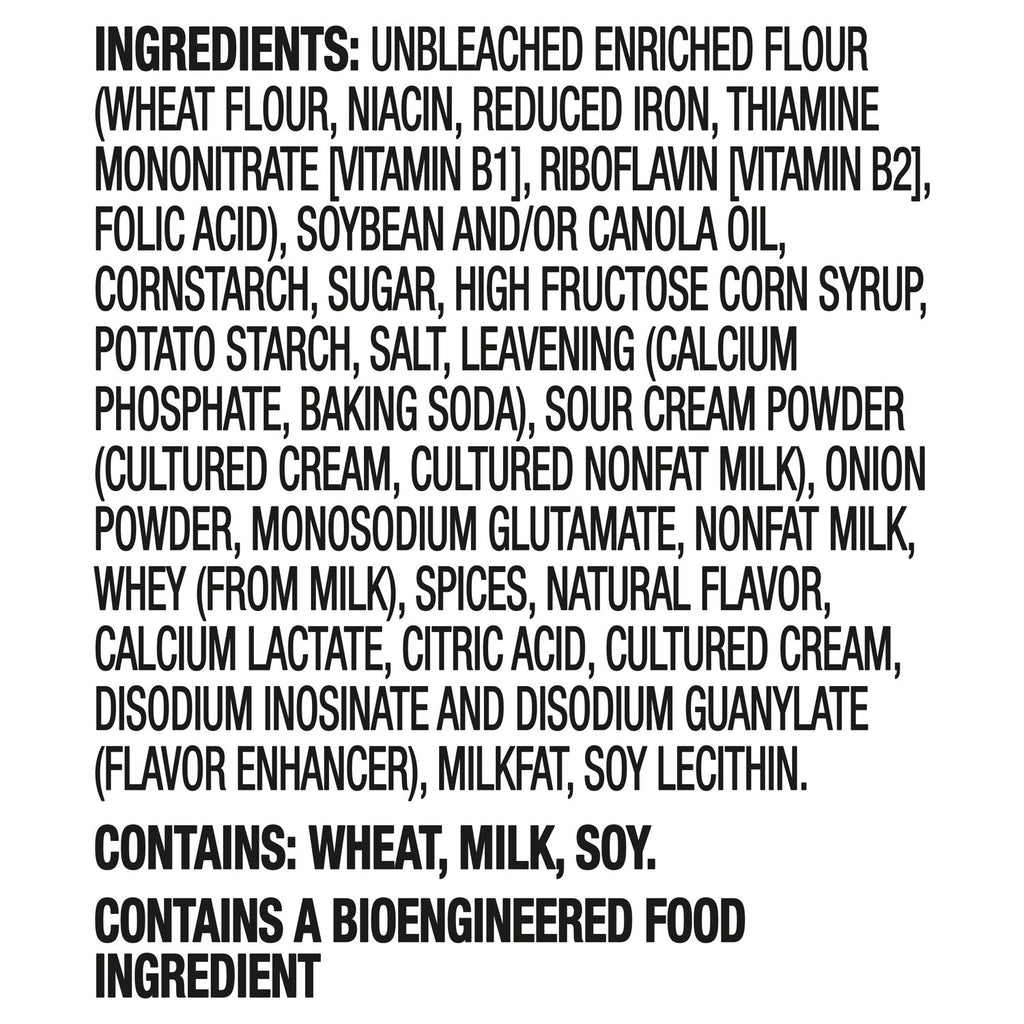 Nabisco Ritz Toasted Chips Sour Cream &amp; Onion Flavor, 1-ct.
