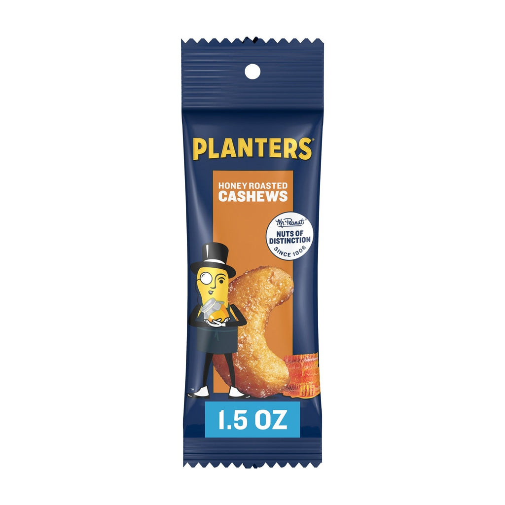 Planters Honey Roasted Cashews Tube, 1-ct.