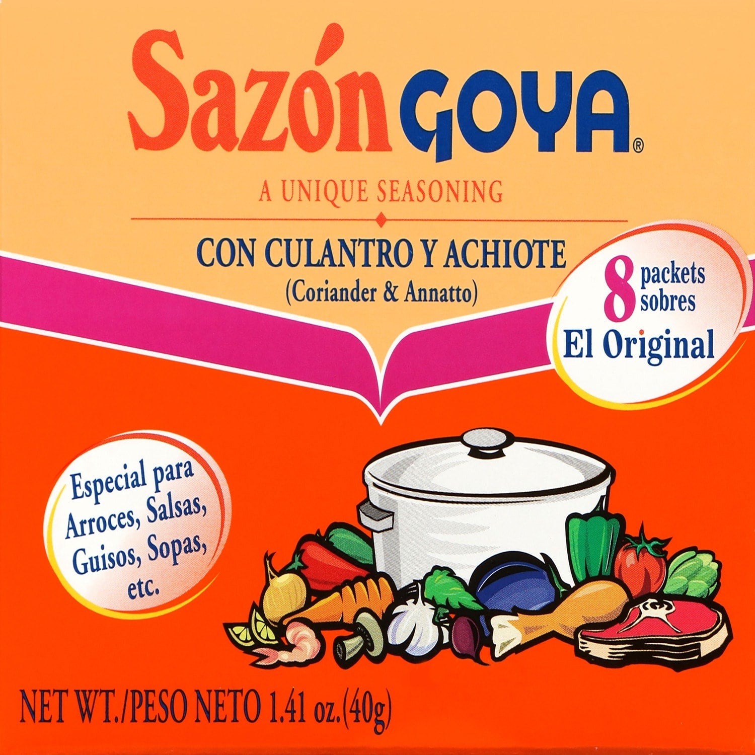 Goya Sazon Seasoning, 8-ct. Boxes