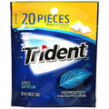 Trident Sugar Free Gum - Peppermint, 20-pc. Packs