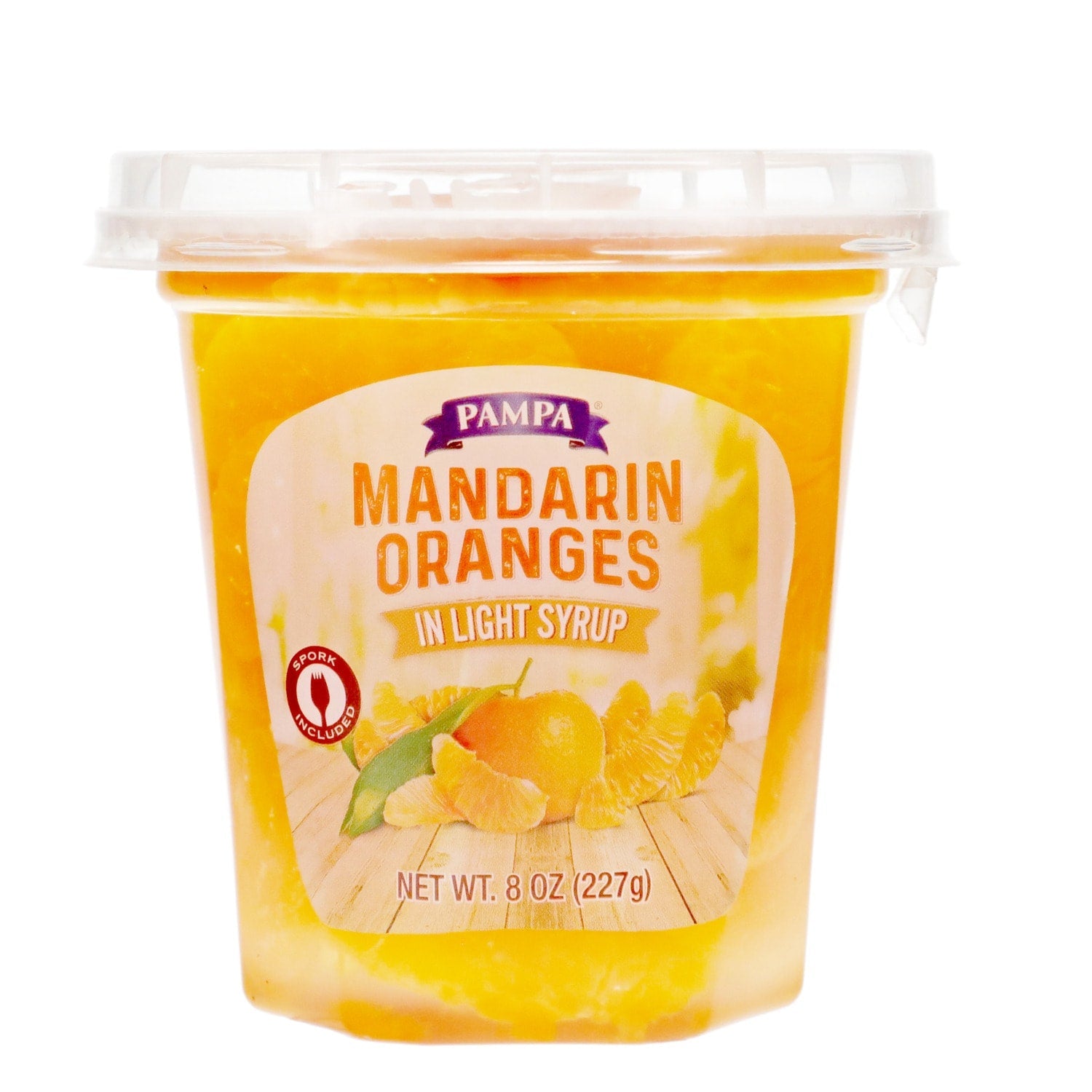 Pampa Mandarin Oranges In Light Syrup, 8 oz.