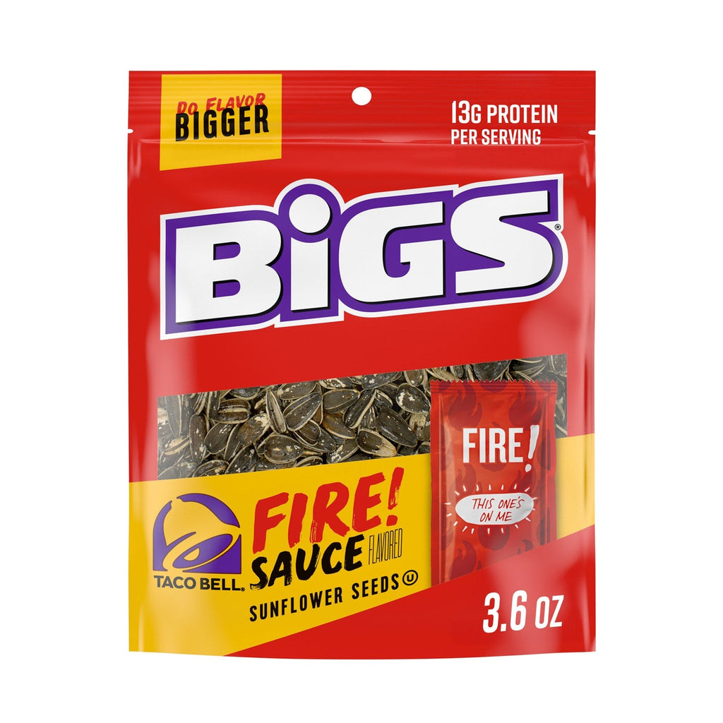 BIGS Fire Sauce Flavored Sunflower Seeds, 1-ct.