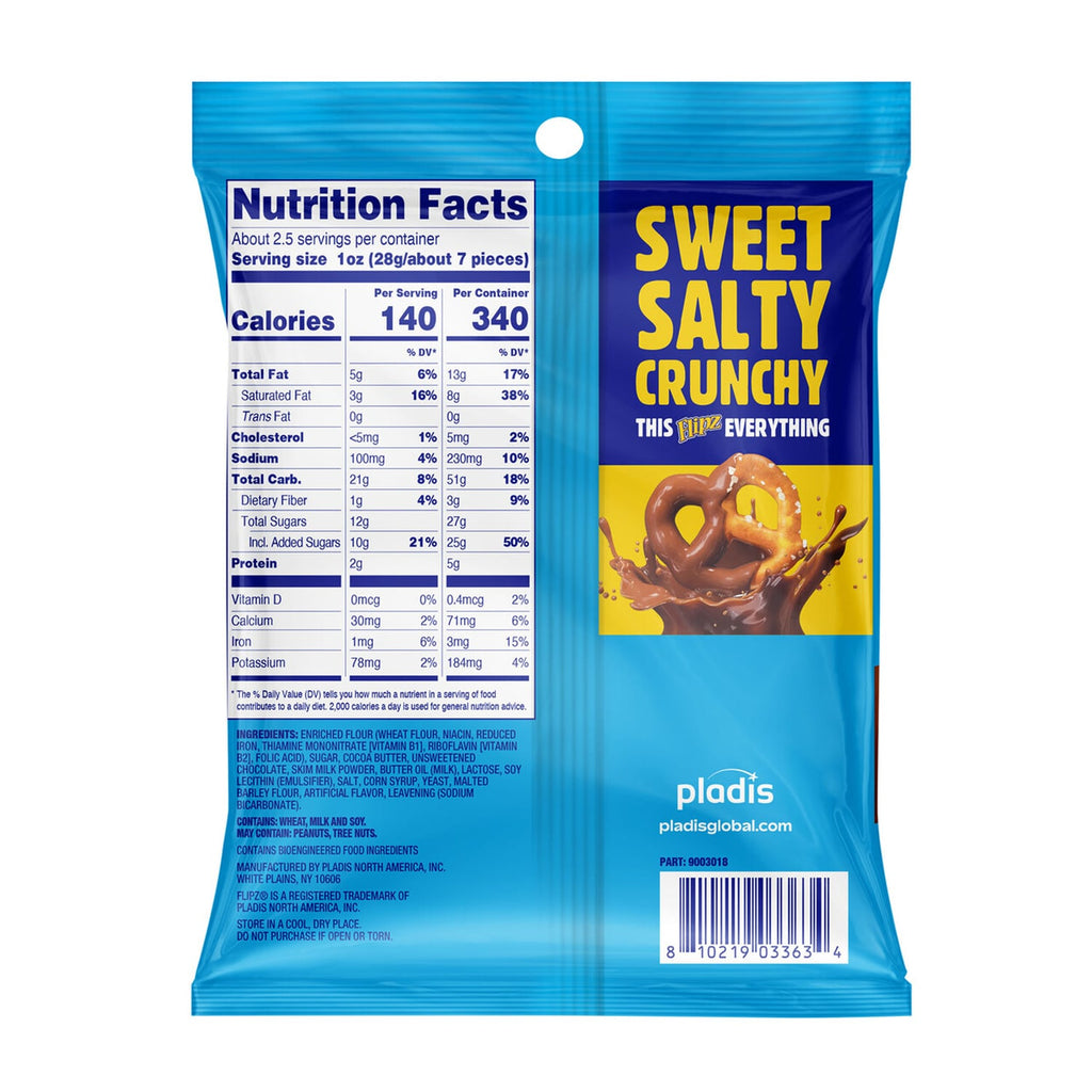 Flipz Milk Chocolate Covered Pretzels, 1-ct.