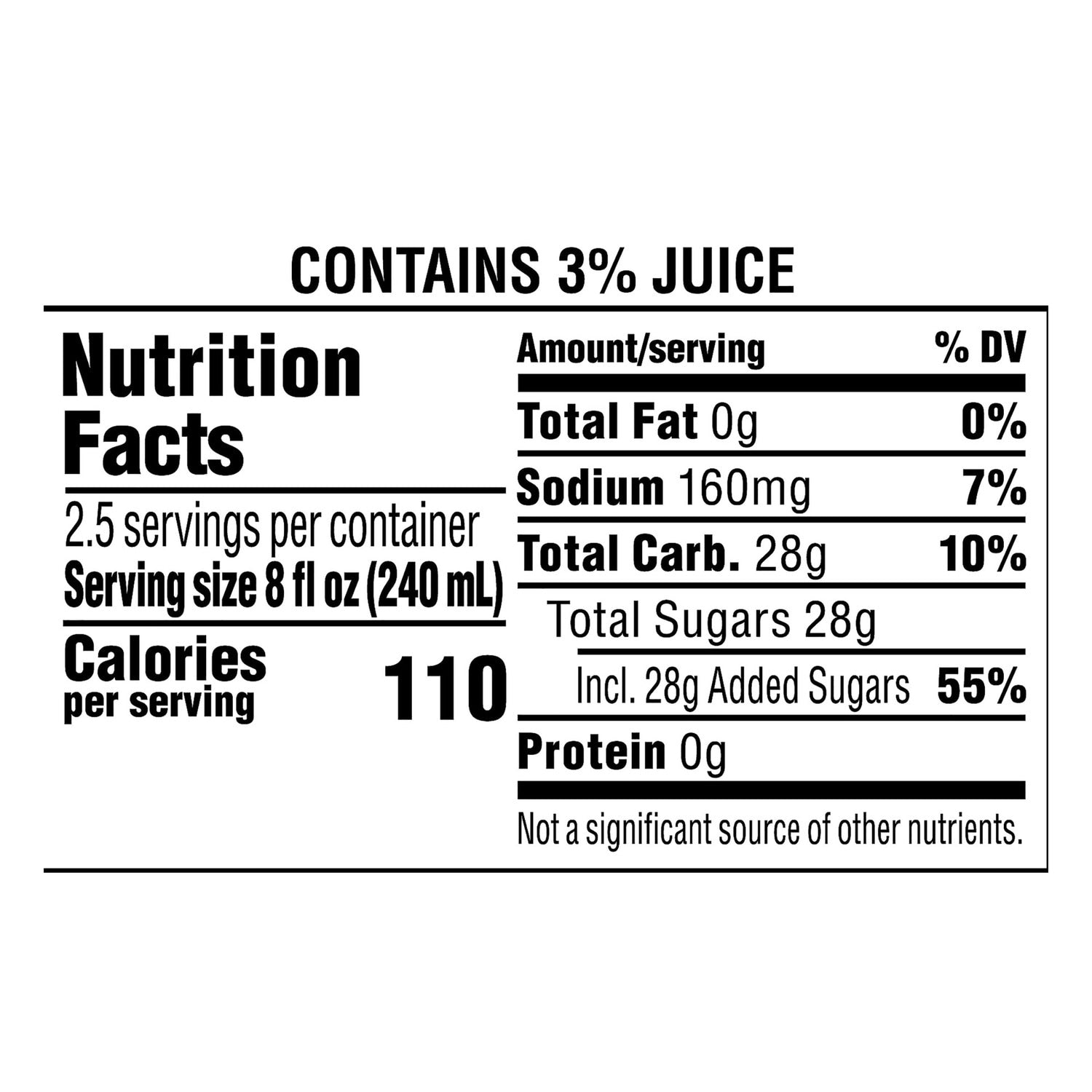 Dole Lemonade Drink, 20 fl oz. Bottle