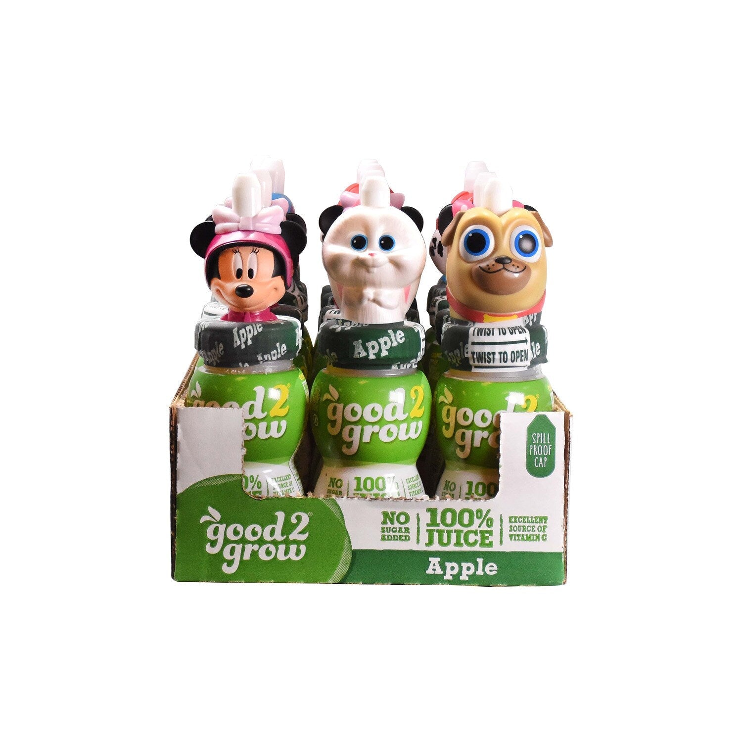 Good 2 Grow Character Apple Juice, 6 oz.