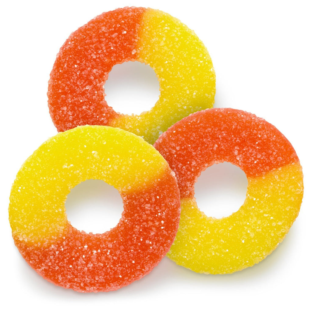 Albanese Gummi Peach Rings, 3.5-oz. Bag