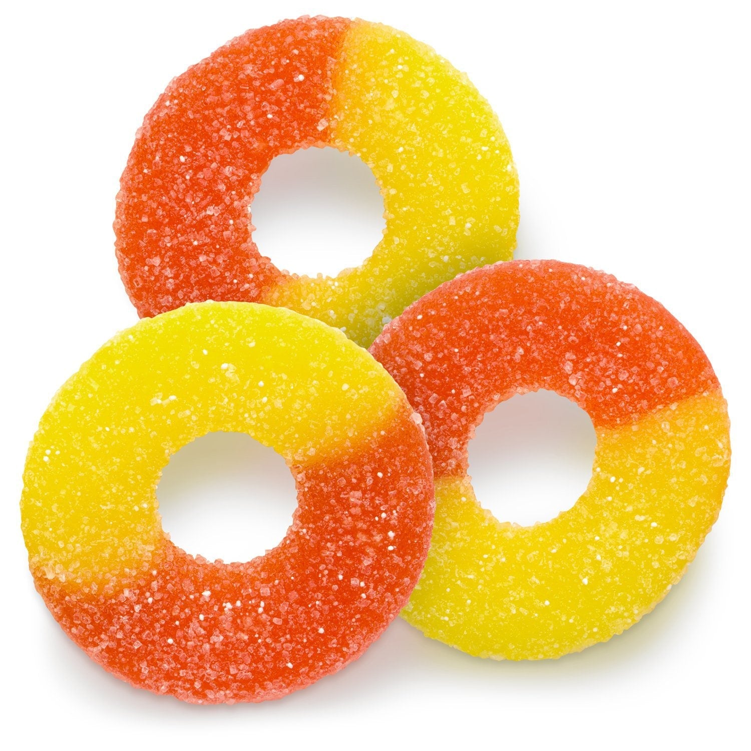 Albanese Gummi Peach Rings, 3.5-oz. Bag