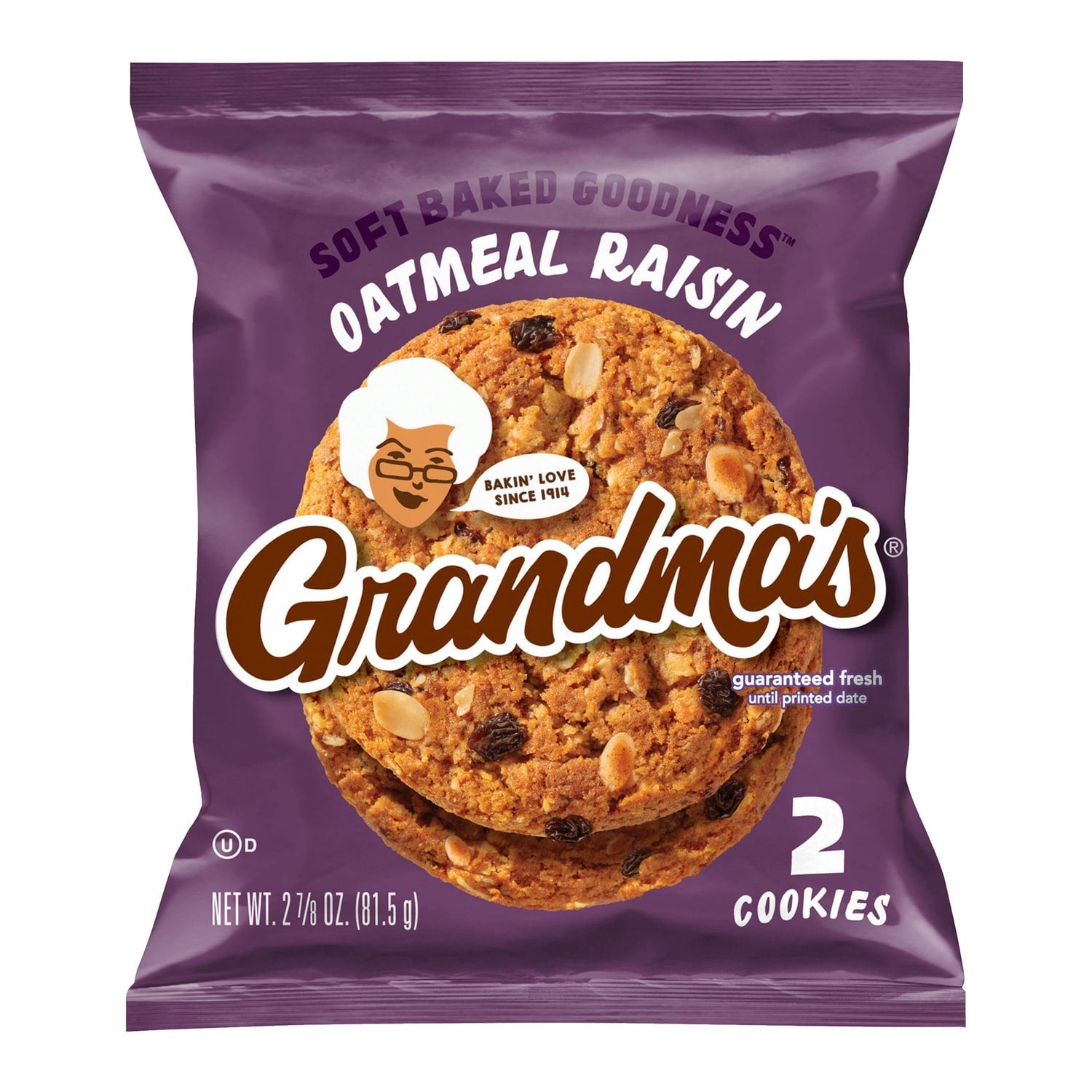 Grandma's Oatmeal And Raisin Cookies, 2-pc Pack.