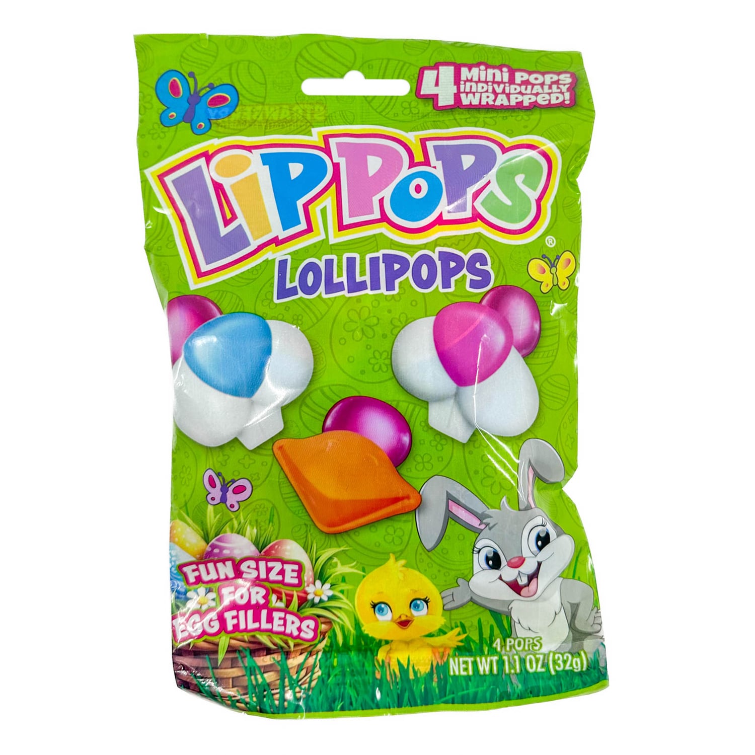 Imaginings Lip Pops Mini Lollipops, 4-pc Pack.