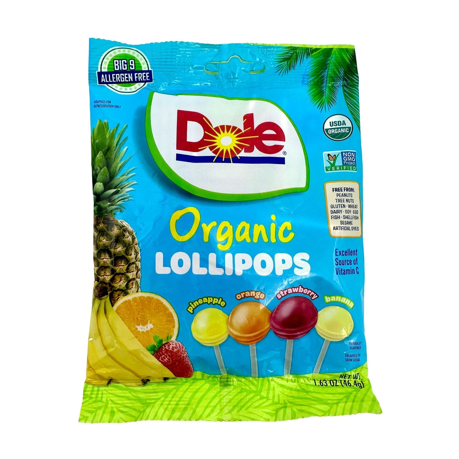 Dole Organic Lollipops, 1-ct.