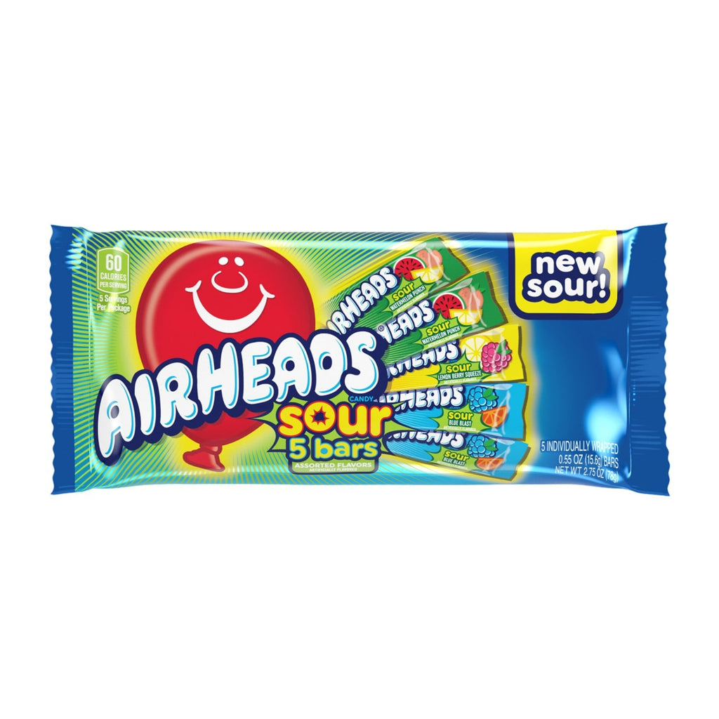 Airheads Sour Bars, 5-ct. Pack