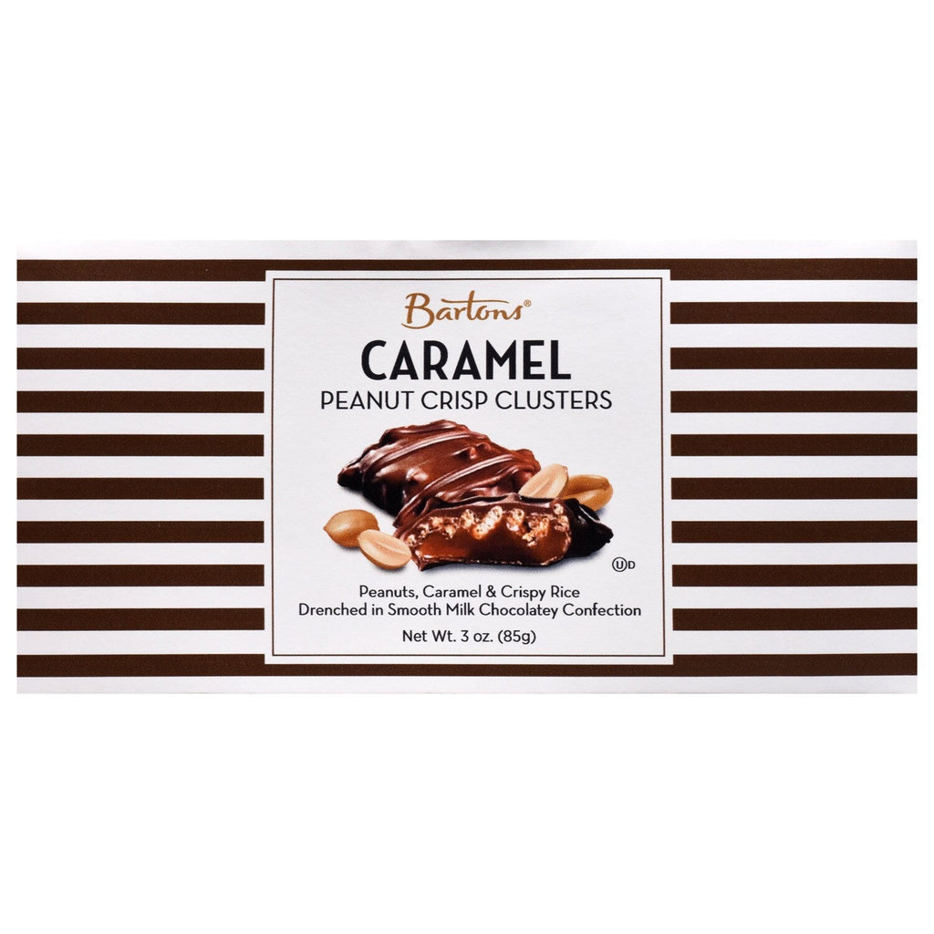 Barton's Chocolate Covered Caramel Peanut Clusters, 3-oz.