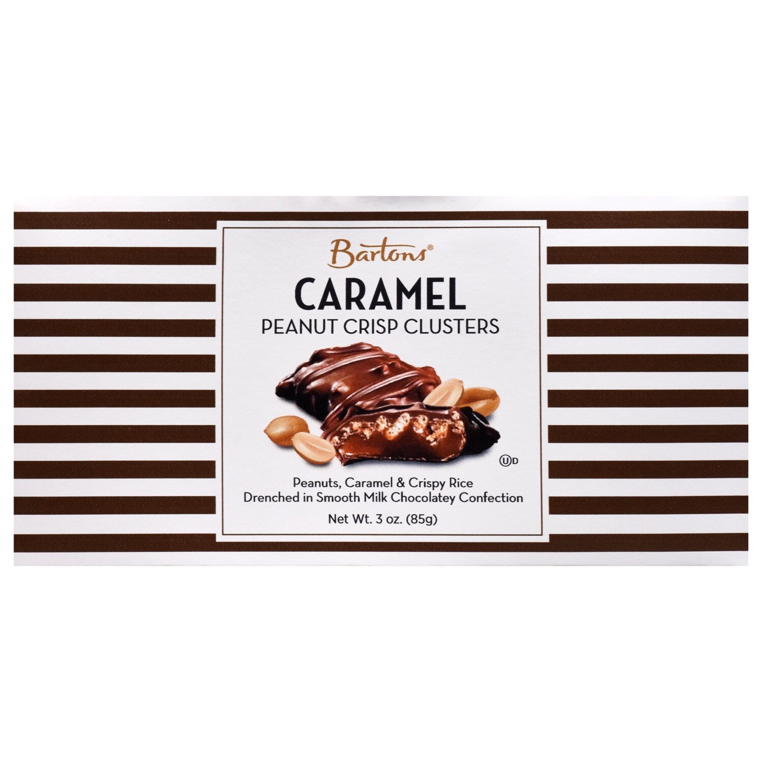 Barton's Chocolate Covered Caramel Peanut Clusters, 3-oz.