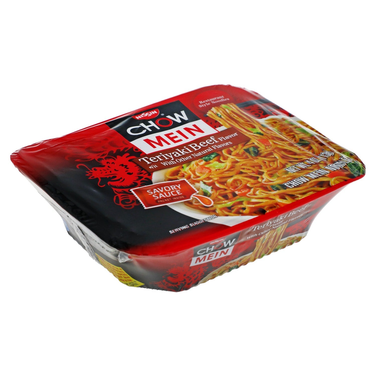 Nissin Teriyaki Beef-Flavored Original Chow Mein Meals, 4 oz.