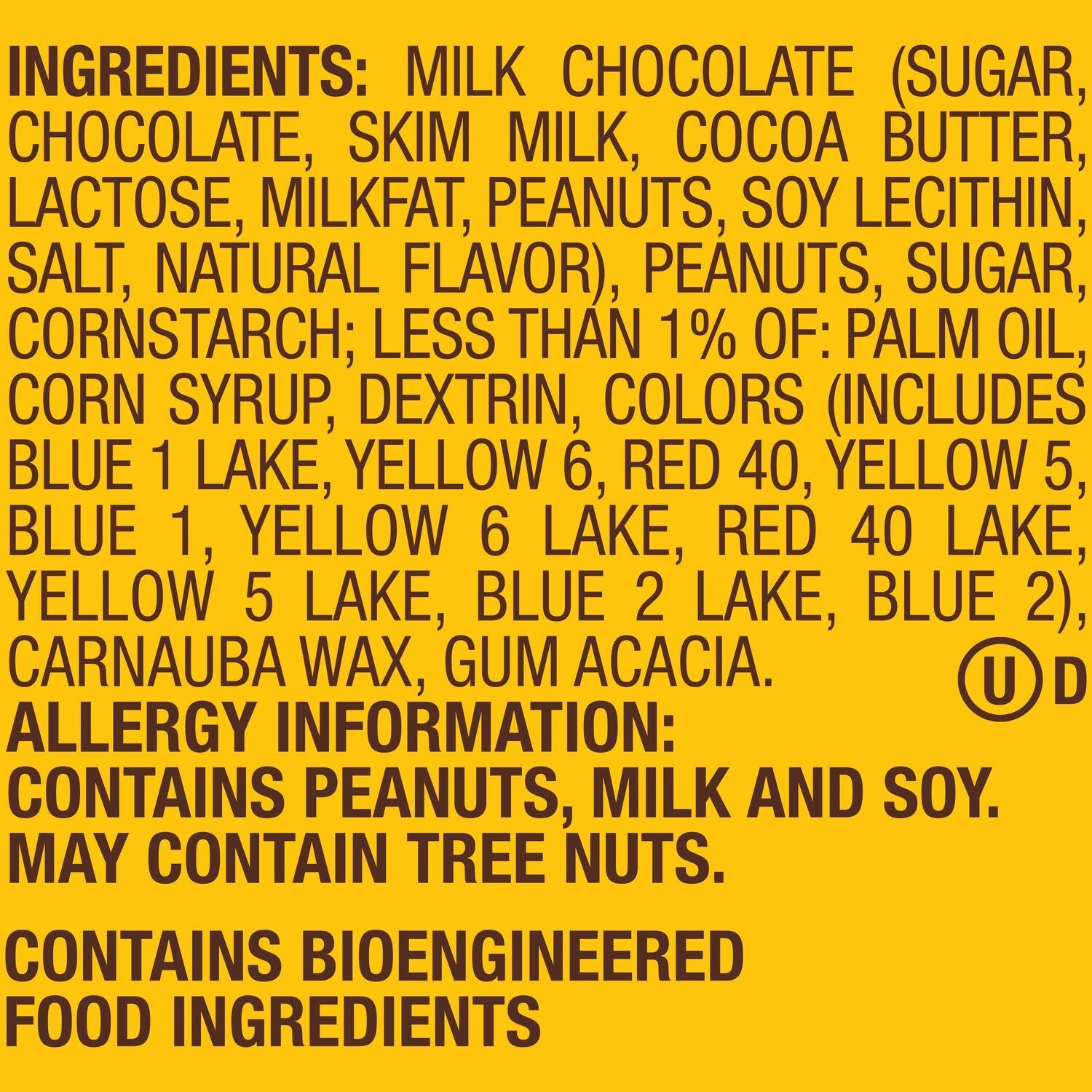 Peanut M&amp;M's(R), 2.55-oz. Bags
