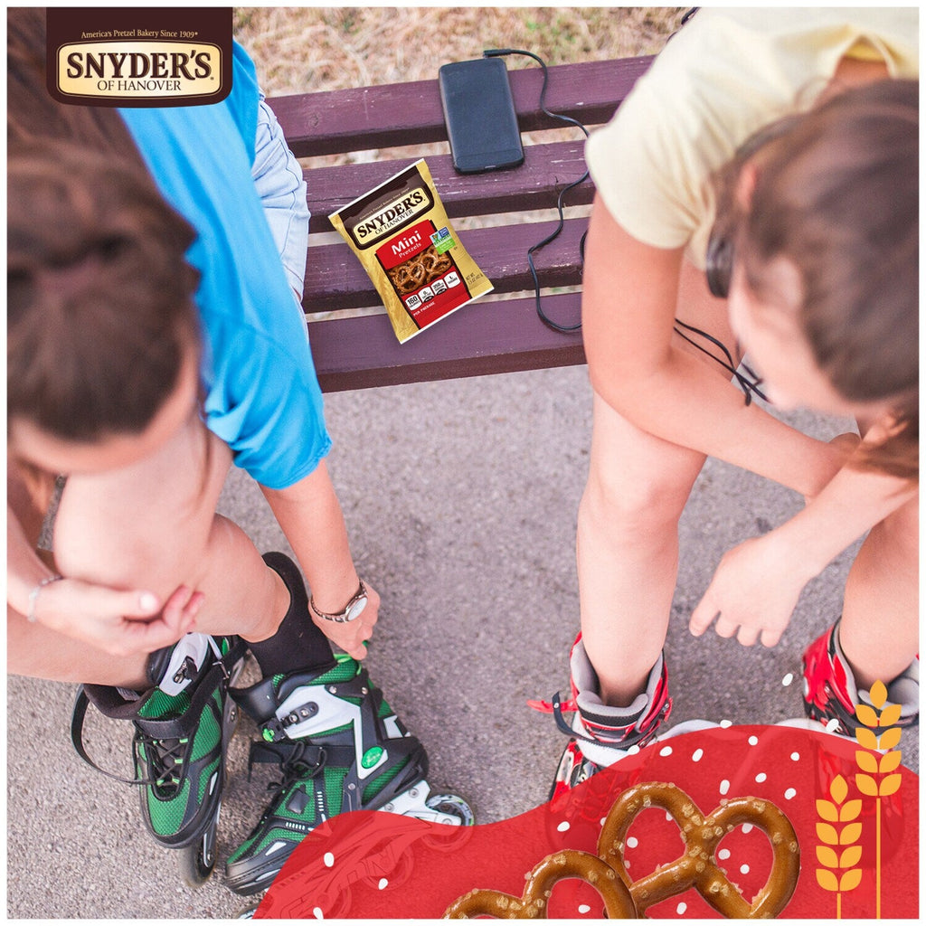 Snyder's of Hanover, Mini Pretzels, Lunch-Box Sized Snack Packs, 6 Pack
