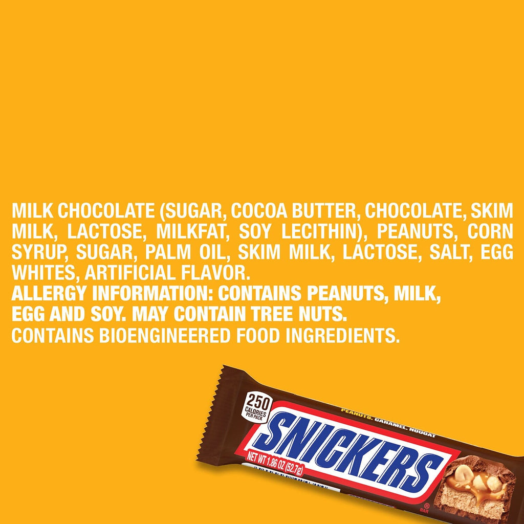 Snickers Chocolate Candy Bar, 1-ct.