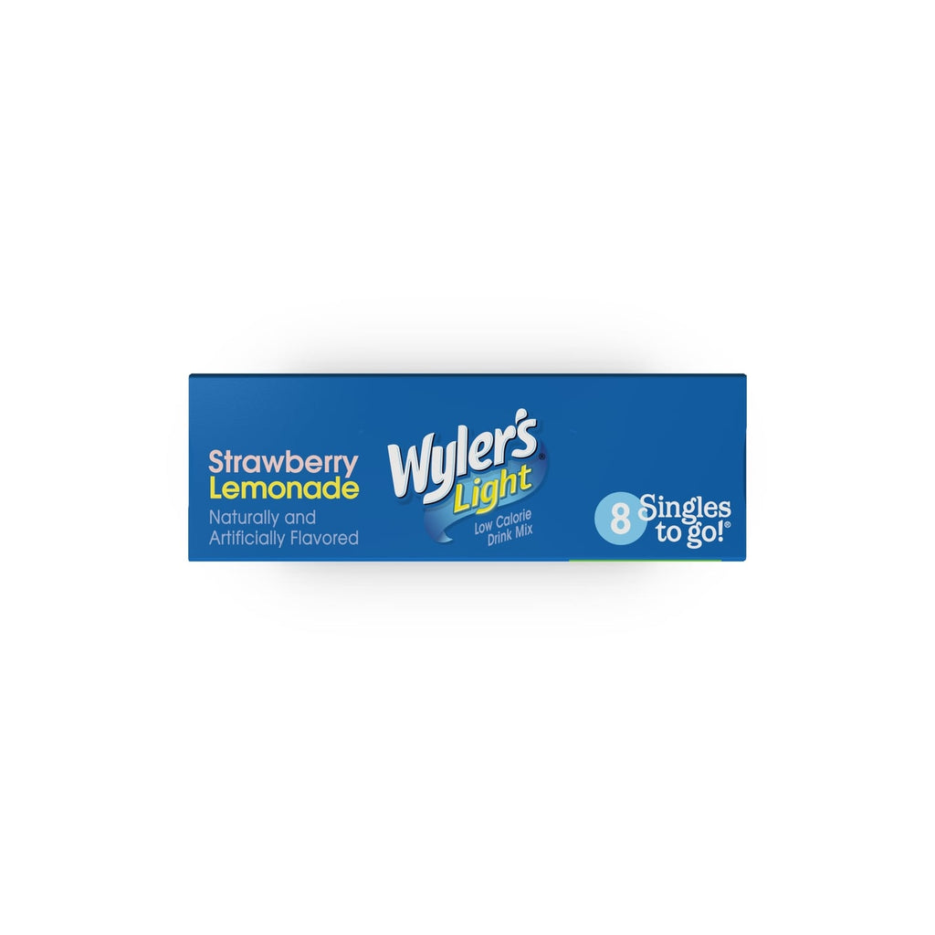 Wyler's Light Strawberry Lemonade Drink Mix, 8-pc Pack.
