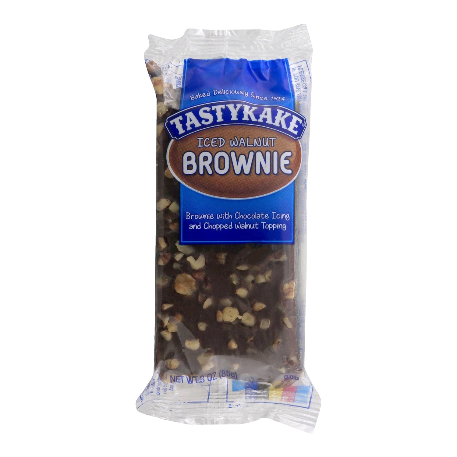 Tastykake Iced Walnut Brownie, 3 oz. Pack