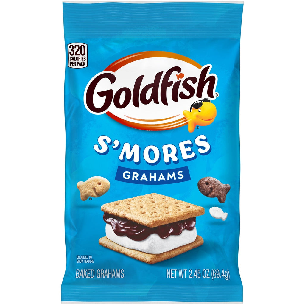 GoldfishÂ® Grahams S'mores Baked Grahams Snack Crackers, 2.45 Oz Bag